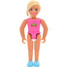 LEGO Belville Girl mit pink bodysuit, strawberry Minifigur