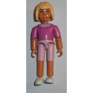 LEGO Belville Girl with Pink Shorts and Pink Shirt Minifigure