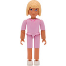 LEGO Belville Pige med Lyserød Shorts, Lyserød Top & Halskæde Dekoration Minifigur