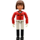 LEGO Belville Horse Rider Girl with Brown Hair Minifigure