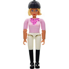 LEGO Belville Horserider with Pink Top and Black Riding Boots