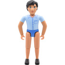 LEGO Belville male mit Blau shirt und Blau shorts Minifigur