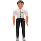 LEGO Belville Male with White Shirt with Black Embroidery Minifigure