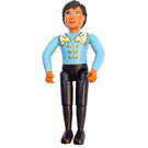 LEGO Belville Man with Black trousers and light blue shirt Minifigure