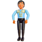 LEGO Belville Man met Zwart Broek en Licht Blauw Shirt Minifiguur