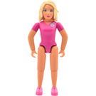 LEGO Belville Womanwith pink body suit Minifigure