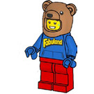 LEGO Bernard Bear Costume Guy Minifigure