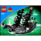 LEGO Big Pirate Ship Set 7880 Instructions