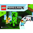 LEGO BigFig Creeper and Ocelot Set 21156 Instructions