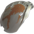 LEGO Bionicle Bohrok Windscreen 4 x 5 x 7 with Brown Scales and Pahrak-Kal Logo (41671 / 45865)