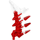 LEGO Bionicle Krika Blade with Spikes and Marbled Red (61807 / 90795)