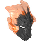 LEGO Bionicle Mask with Transparent Neon Orange Back (24164)