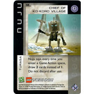 LEGO Bionicle Quest for the Masks Card 058 - Chief of Ko-Koro Village