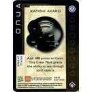 LEGO Bionicle Quest for the Masks Card 067 - Kanohi Akaku