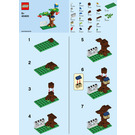 LEGO Oiseau dans une Arbre 40400 Instructions
