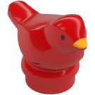 LEGO Bird with Bright Light Orange Beak (48831 / 100043)