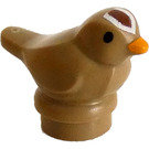 LEGO Bird with Bright Light Orange Beak with White and Brown Forehead (41835 / 108156)