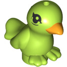 LEGO Bird with Feet Separate with Bright Light Orange Beak (14282 / 20679)
