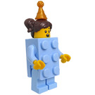 LEGO Birthday Brick Suit Girl Minifigure