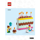 LEGO Birthday Cake Set 40641 Instructions