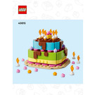 LEGO Birthday Party Cake Set 40815 Instructions