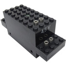 LEGO Schwarz 4.5 Volt Motor 12 x 4 x 4 mit 4 Female Pins mit 4.5V