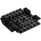 LEGO Black Aircraft Middle Bottom 8 x 8 Inverted (5118)