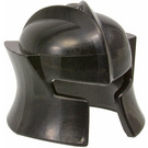 LEGO Nero Angolato Casco con Cheek Protection (48493 / 53612)