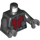 LEGO Svart Ant-Man med Original Kostym Minifigur Kropp (973 / 76382)