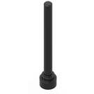 LEGO Sort Antenne 1 x 4 med flad top (3957 / 28658)