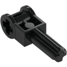 LEGO Zwart As 1.5 met Haakse As Connector (6553)