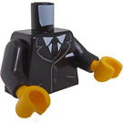 LEGO Schwarz Bank Secretary Minifigure Minifig Torso (973 / 76382)
