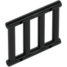 LEGO Black Bar 1 x 4 x 3 with 4 End Protrusions (62113)