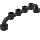 LEGO Sort Bar 1 x 6 med lukkede knops (1764 / 6140)