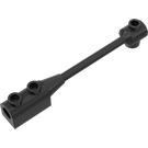 LEGO Black Bar 1 x 8 with Brick 1 x 2 Curved (Axle Holder in Small End) (30359 / 60572)