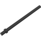 LEGO Black Bar 6.6 with Thin Stop Ring (4095)