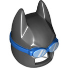 LEGO Schwarz Batman Cowl Maske mit Blau Swimming Goggles (29742)