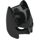 LEGO Schwarz Batman Cowl Maske mit Kurz Ohren und Open Chin (18987)