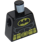 LEGO Schwarz Batman mit Schwarz Suit Torso ohne Arme (973)