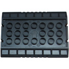 LEGO Zwart Battery Cover for Manas Motor Steen met Infrared Receiver (23325)