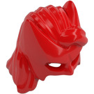 LEGO Zwart Batwoman Cowl en Lang Rood Haar met Pony (39016)