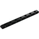 LEGO Black Beam 15 with Side Holes (71710)