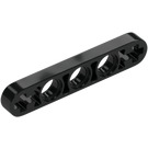 LEGO Schwarz Balken 5 x 0.5 Dünn mit Achse Löcher (11478 / 44864)