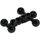 LEGO Black Beam Torso 5 x 7 with Ball Joints (98590)