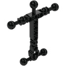 LEGO Schwarz Balken Torso 9 x 11 mit Ball Joints (90623)