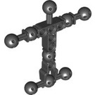 LEGO Black Beam Torso 9 x 9 with Ball Joints (90625)