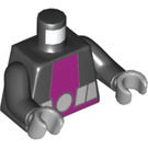 LEGO Black Beast Boy Minifig Torso (973 / 76382)