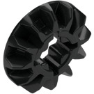 LEGO Black Bevel Gear Half with 12 Teeth (6589)