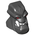 LEGO Black Bionicle Piraka Reidak Head with Red Eyes and Teeth (56661)
