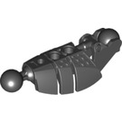 LEGO Zwart Bionicle Toa Been met Armor, Vents, en Bal Joints (53574)